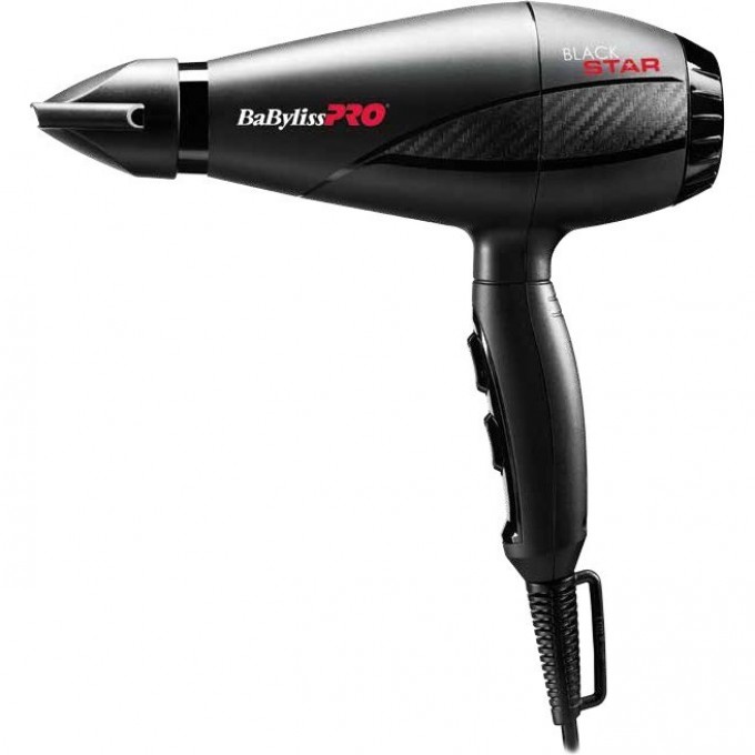 Фен BABYLISS PRO BLACK STAR BAB6250IE Фен BABYLISS PRO BLACK STAR BAB6250IE