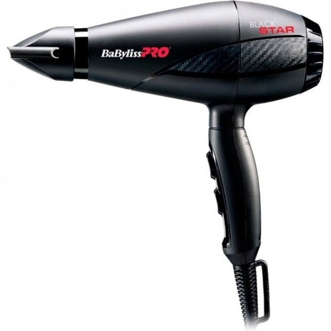 Фен BABYLISS PRO BLACK STAR + брашинг BAB6200E Gift Фен BABYLISS PRO BLACK STAR + брашинг BAB6200E Gift