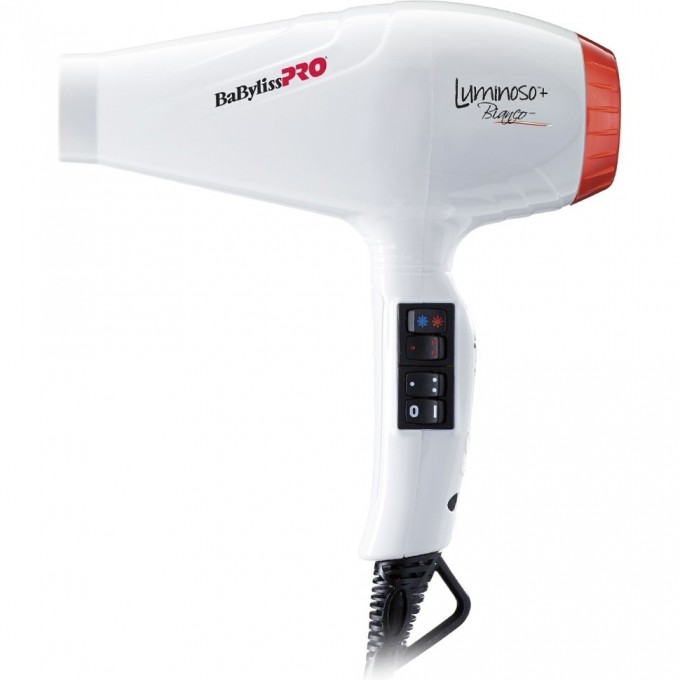 Фен BABYLISS PRO LUMINOSO+ BIANCO BAB6360IE Фен BABYLISS PRO LUMINOSO+ BIANCO BAB6360IE
