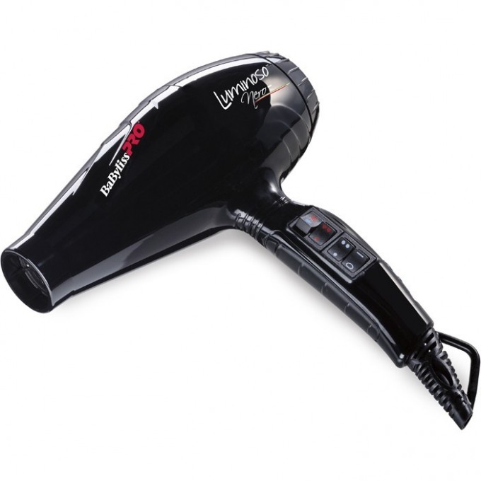 Фен BABYLISS PRO LUMINOSO NERO IONIC BAB6350IBE Фен BABYLISS PRO LUMINOSO NERO IONIC BAB6350IBE