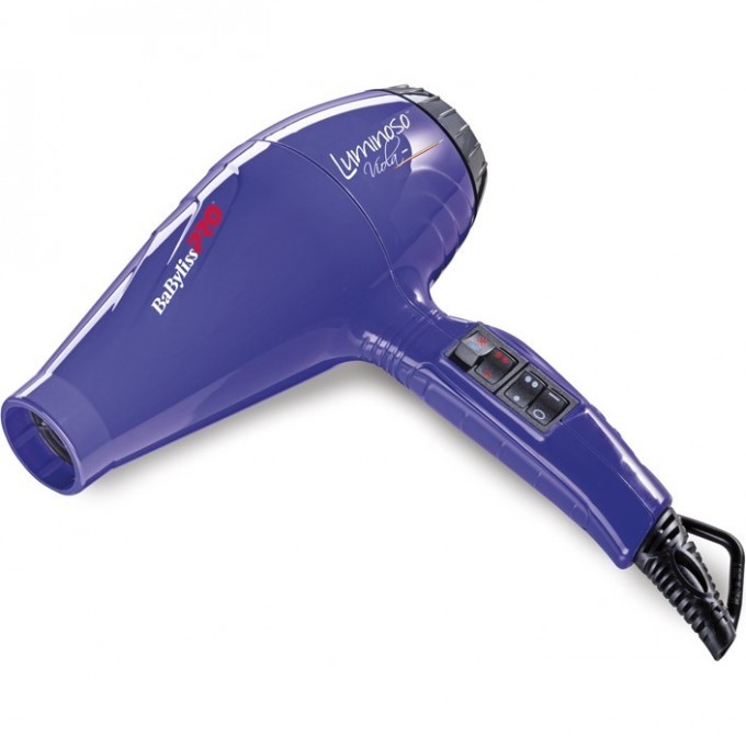 Фен BABYLISS PRO LUMINOSO VIOLA IONIC BAB6350IPE Фен BABYLISS PRO LUMINOSO VIOLA IONIC BAB6350IPE