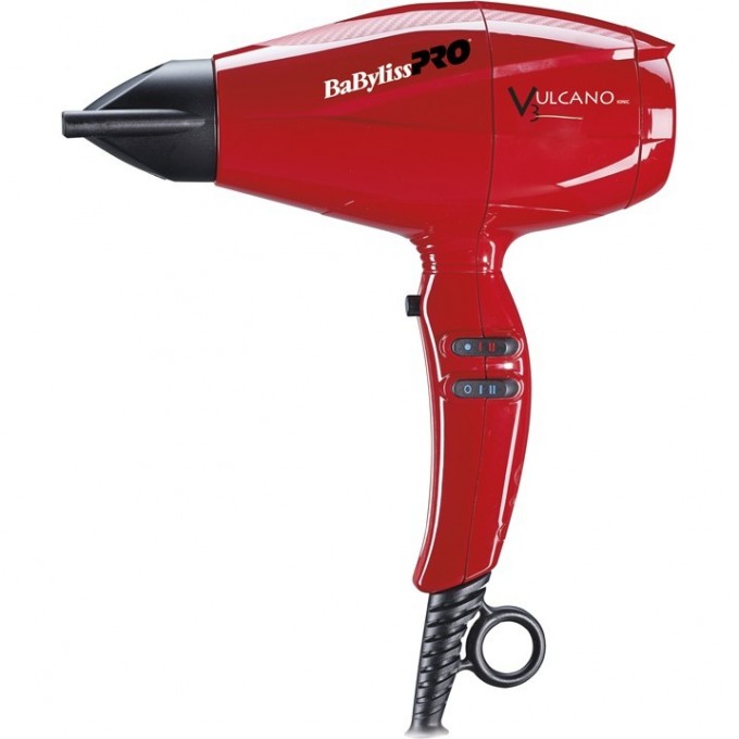 Фен BABYLISS PRO VULCANO V3 RED BAB6180IRE Фен BABYLISS PRO VULCANO V3 RED BAB6180IRE